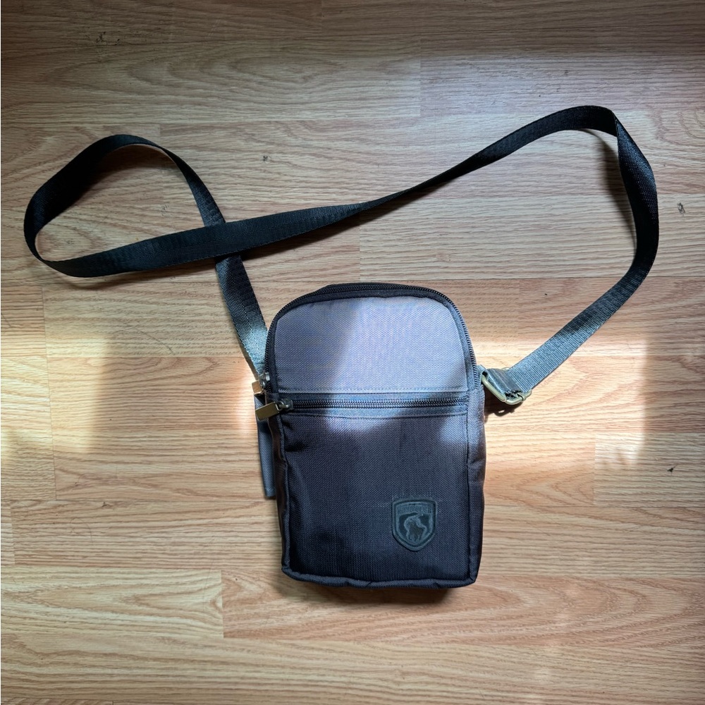 Men's Crossbody Organizer Bag - Black